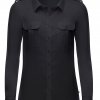 Non Iron Captain Shirt Women Long Sleeve